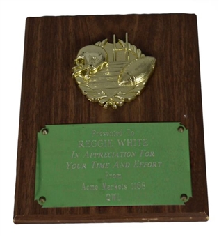 Reggie White Awards Lot of Two(2)
